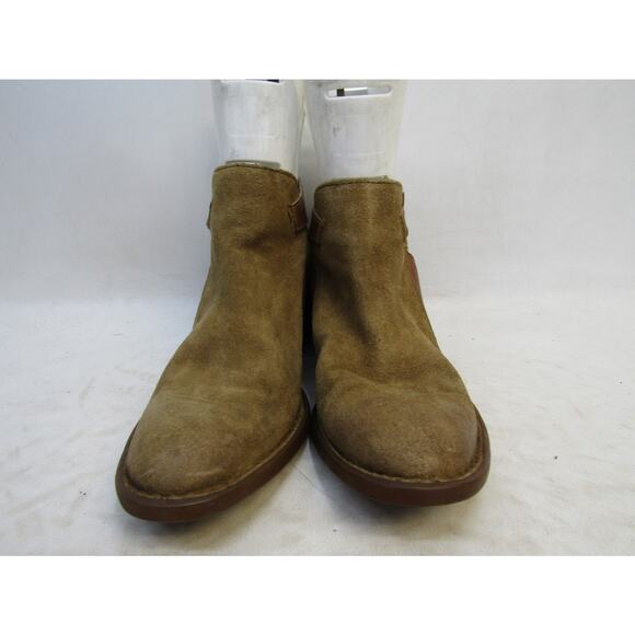 Born Size 8.5 M Brown Suede Chelsea Buckle Ankle Fashion Boots Bootie - Picture 5 of 11